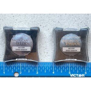 Kleancolor American Eyedol Wet/Dry Baked Eyeshadow Taboo & Malt Set of 2